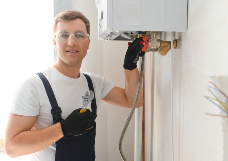 Gas Safety Registered engineer ready to work on domestic combi boiler.